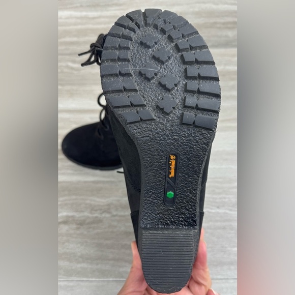 Timberland Tillston Black Nubuck Lace-Up 6in Boots Womens Size 8 - Picture 10 of 11